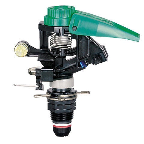 a A RH-sprinkler or Impact sprinkler, b A G-sprinkler in use