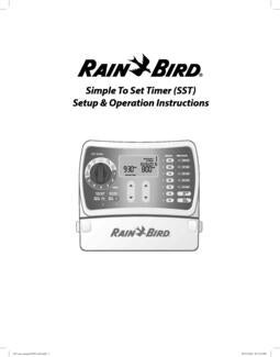 SST600IN – 6-Station Indoor SST “Simple to Set” Irrigation Timer