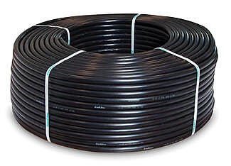 Coiled PE tubing