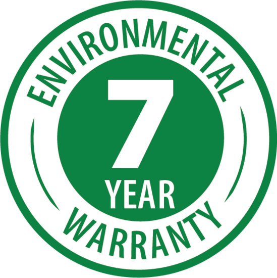 7 Year Environmental Warranty